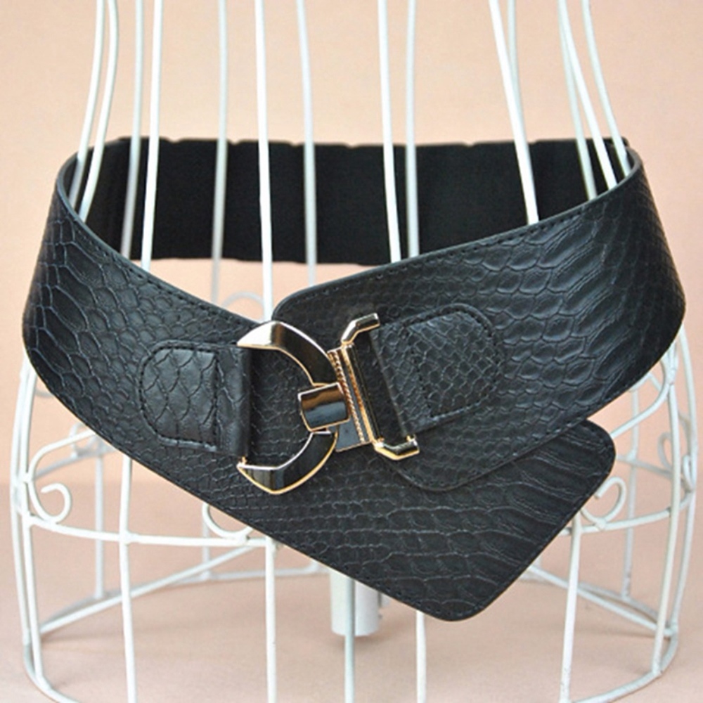 Black Belt With Gold Buckle